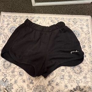 PINK Victoria's Secret Black Athletic Shorts